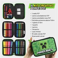 ASTUCCIO TRIPLO MINECRAFT PIXEL