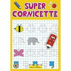 ALBUM DA COLORARE DIDATTICO SUPER CORNICETTE