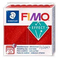 FIMO EFFECT 57G RED GLITTER - NEW PACKAGING