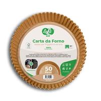 CARTA FORNO TONDA X 50(IDEALE PER FRIGGITRICE ARIA)20X4,5CM