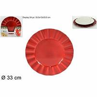 SOTTOPIATTO 33CM SMERLATO ROSSO FS2003-R(F.0.42)