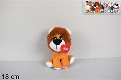 PELUCHE ANIMALETTO CON CUORE LOVE 4ASS