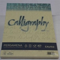 FOGLI A4 CALLIGRAPHY PERGAMENA 50 FOGLI GR.190-CREMA