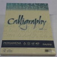 FOGLI A4 CALLIGRAPHY PERGAMENA 50 FOGLI GR.190-CREMA