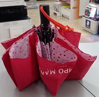 CAMPO MARZIO UMBRELLA APPLE RED