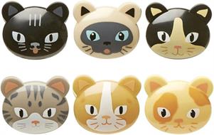 KIKKERLAND SET 6 CLIP GATTO CHIUDI SACCHETTO KIKKERLAND