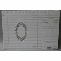SCHEDE DENTISTI 17X24 CONF. 100 PEZZI