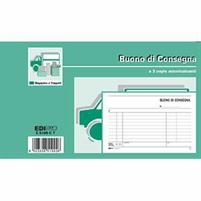 BLOCCO BUONI DI CONSEGNA 3 COPIE 9,9X17 33FF AUTORICALCANTE