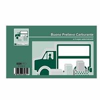 BLOCCO PRELIEVO CARBURANTE 2 COPIE 9,9X17 50FF AUTORICALCANTE