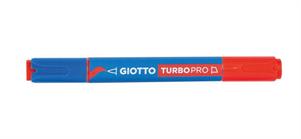 PENNARELLO GIOTTO TURBO PRO DOPPIA PUNTA ROSSO CARMINIO