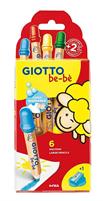 COLORI GIOTTO BE-BE' SUPERMATITONI X 6