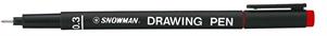 PENNE SNOWMAN DRAWING PEN 0,3 ROSSE
