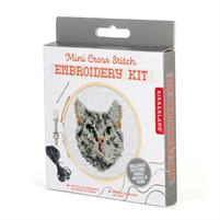 KIKKERLAND MINI SET RICAMO GATTO KIKKERLAND