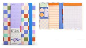 KIKKERLAND SET BLOCCO NOTE CON STICKERS E PENNA KIKKERLAND