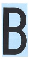 CARATTERE ADESIVO RH T H.80 NERO B