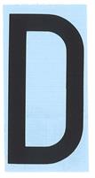CARATTERE ADESIVO RH T H.80 NERO D