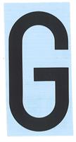 CARATTERE ADESIVO RH T H.80 NERO G