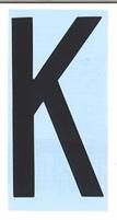 CARATTERE ADESIVO RH T H.80 NERO K