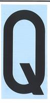CARATTERE ADESIVO RH T H.80 NERO Q