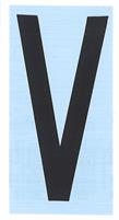 CARATTERE ADESIVO RH T H.80 NERO V