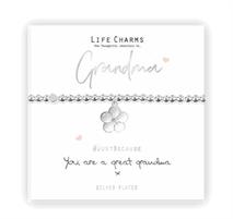 LIFE CHARMS - LC062BW - BRACCIALETTO GREAT GRANDMA