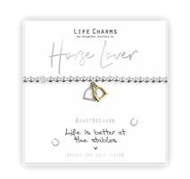 LIFE CHARMS - LC071BW - BRACCIALETTO LIFE IS BETTER AT THE STABL