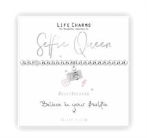 LIFE CHARMS - LC146BW - BRACCIALETTO SELFIE QUEEN