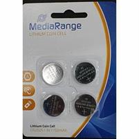 BATTERIE COINS CR2025 MEDIARANGE blister da 4 pezzi