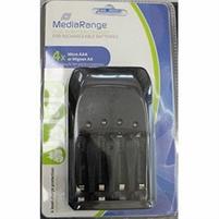 MEDIARANGE CARICA BATTERIE STILO/MINISTILO 4 POSTI