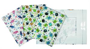 CARTELLA CON ELASTICO PPL ICON SEA 3L A4 ASSORTITO 33X23,7