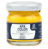 BARATTOLO APA COLOR MATT 40 ML GIALLO SCURO