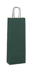 BUSTE REGALO CORDINO BOTTIGLIA RIG.VERDE 14+8,5X39,5