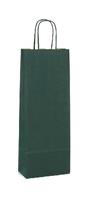 BUSTE REGALO CORDINO BOTTIGLIA RIG.VERDE 14+8,5X39,5