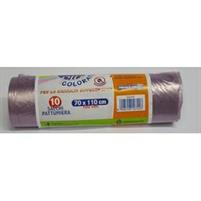 BUSTE IMMONDIZIA VEROLENE R.D.70X110cm da 10pz ROSA