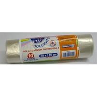 BUSTE IMMONDIZIA VEROLENE R.D.70X110cm da 10pz TRASPARENTE