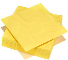 FESTAIOLI GIALLO LIMONE TOVAGLIOLI 33X33 2V X 50 PZ-SOFT FLOWER