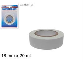 NASTRO ADESIVO ISOLANTE 18mmX20mt SUPER ASK BIANCO