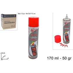GAS BUTANO 170ML BOMBOLETTA -Sca