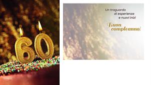 BIGLIETTINI 60 ANNI 11,5X16-LINEA MILLEFORME