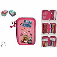 ASTUCCIO TRIPLO LICENZE 3 ZIP BARBIE