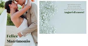 BIGLIETTINI MATRIMONIO 11,5X16 -LINEA MILLEFORME