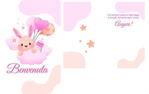 BIGLIETTINI z.NASCITA mini 8x13-LINEA MILLEFORME