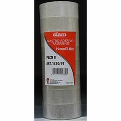 NASTRO ADESIVO 19mmX33mt SIAM confezione da 8 pezzi