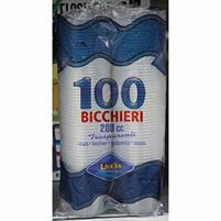 BICCHIERI IMB TRASPARENTI 200CC PZ 48+48