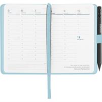 AGENDA COMIX 12 MESI WEEK POCKET AZZURRO