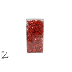 COCCARDE ROSSE 07mm- Diam.4CM conf. 70 pezzi
