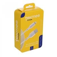 TELEFONIA TEKMEE EASY CAVO USB-A TO LIGHTNING 8,5W - 100CM - BIA