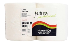 ASCIUGATUTTO BOBINA 2 VELI DOPPIA HOUSE 800 ST.set2 ROTOLI