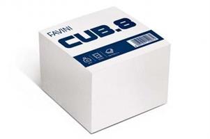 CUBO NOTES BIANCO cm.9X9X9 CUBOTTO 700FF FAVINI
