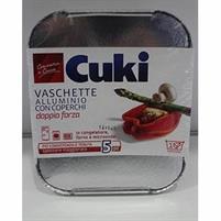 CONT.ALLUMINIO CUKI c/coperchio 1 porzione(5pz)R31